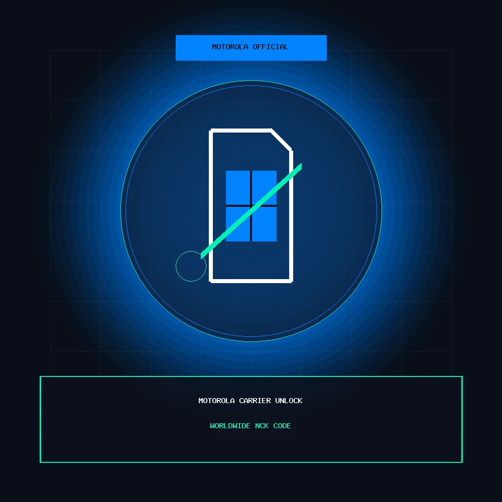 خدمة فك قفل الشبكة موتورولا كود رسمي (Motorola Worldwide Premium Carrier Unlock Code)