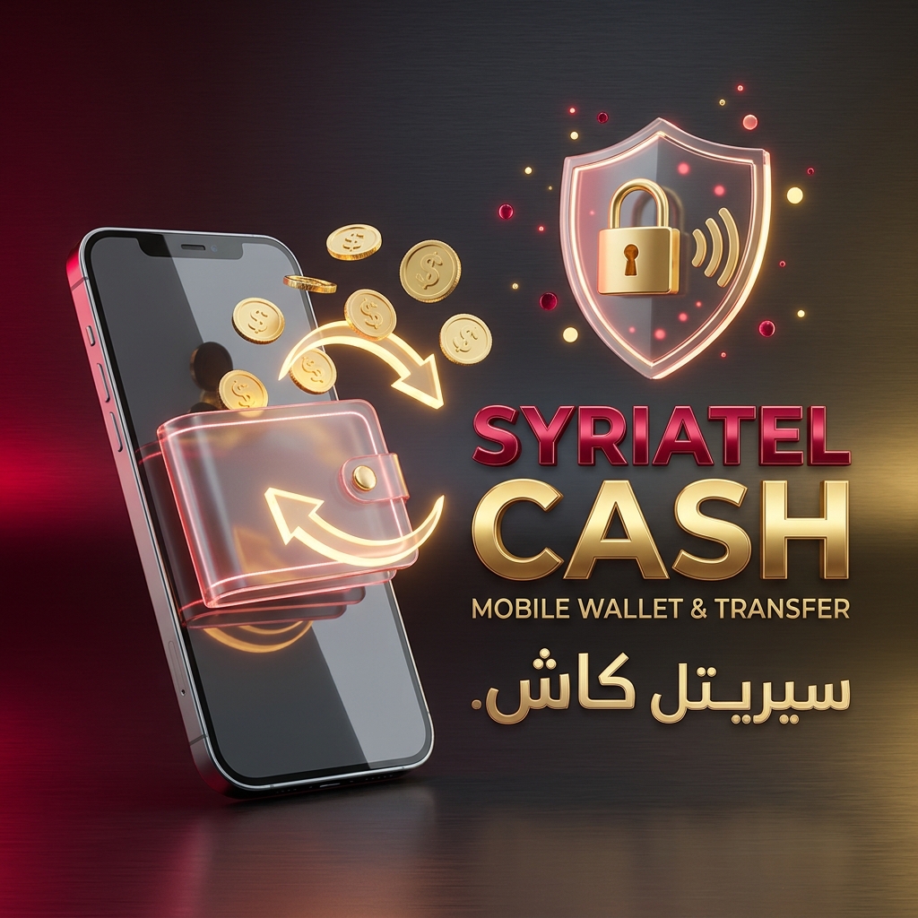 شحن وتحويل سيريتل كاش (Syriatel Cash)