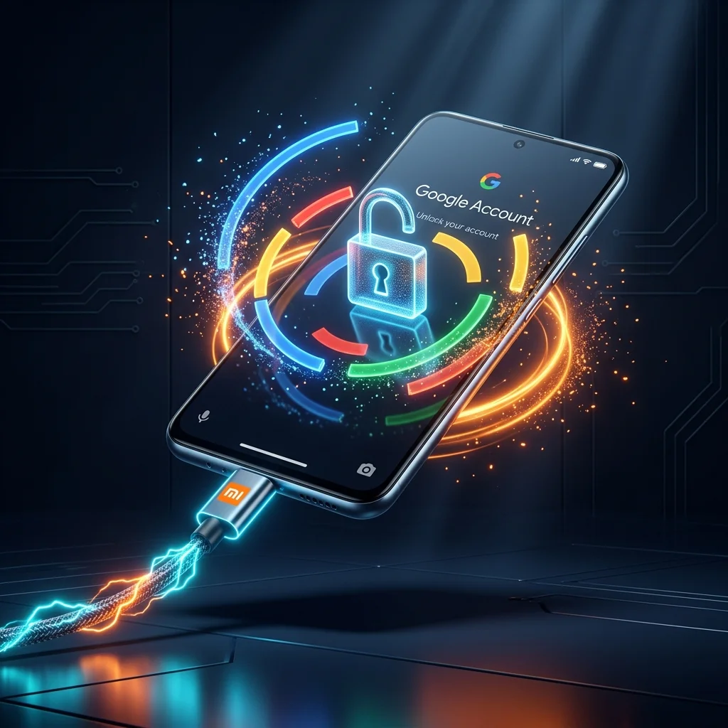 خدمة حذف وتخطي حساب جوجل شاومي عن بعد عبر USB (Xiaomi FRP Removal by USB)